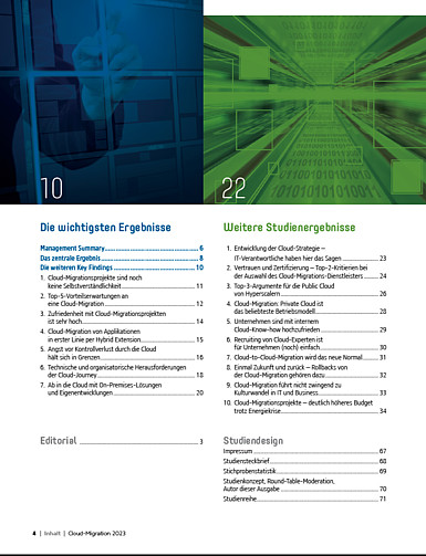 Studie: Cloud Migration 2023