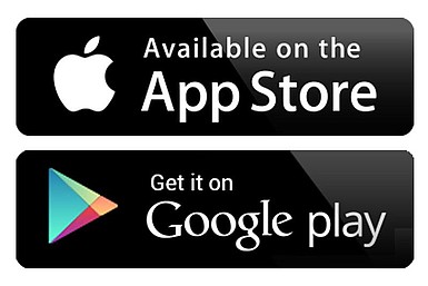 App Store und Google Play