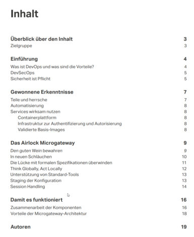 DevSecOps Inhalte
