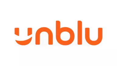 unblu Logo (grau- orange)